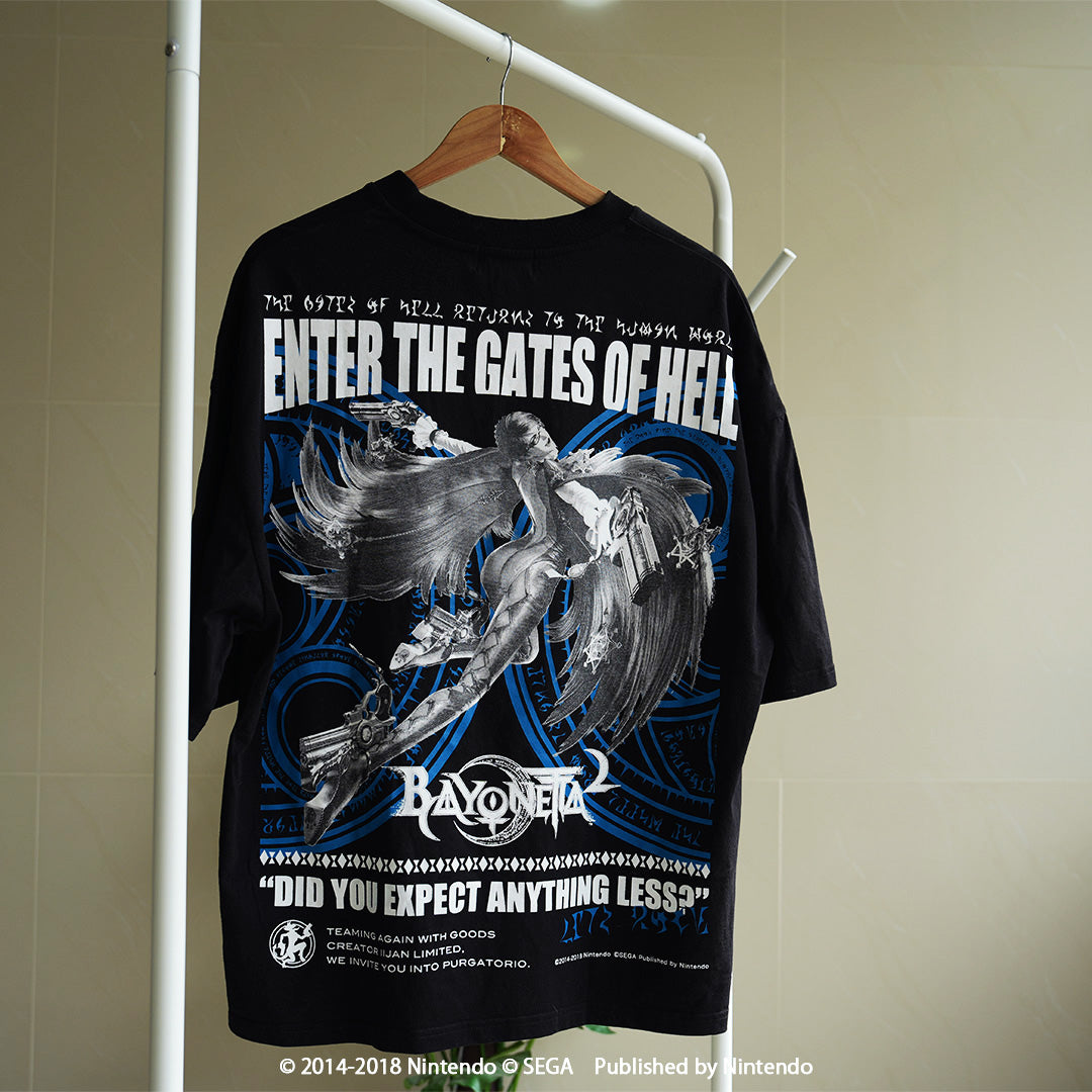 ベヨネッタ2 The Gates of Hell x いいじゃん ビッグシルエットシャツ