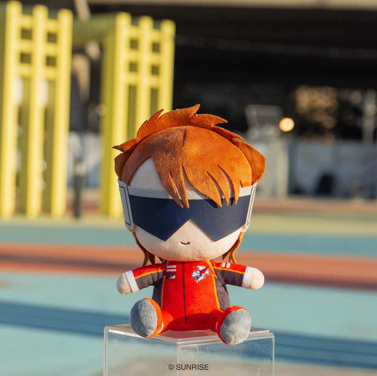 新世紀GPXサイバーフォーミュラ おすわりぬいぐるみBIG ナイト・シューマッハ