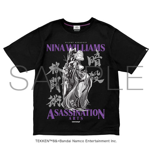 【予約商品 6月発送予定】TEKKEN 8 全キャラTシャツ第二弾 Nina Williams