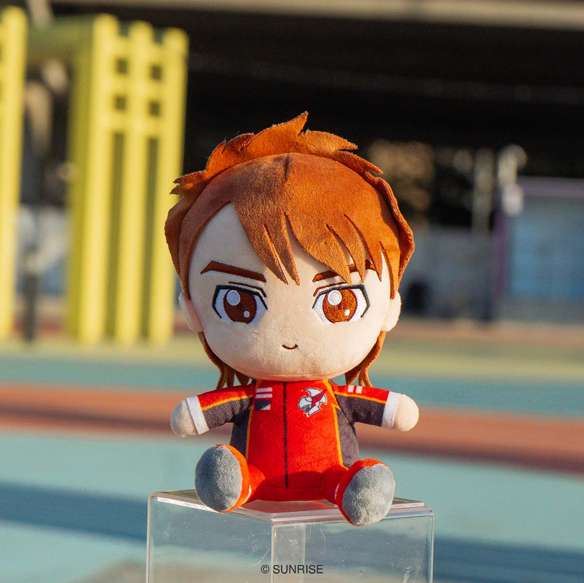 新世紀GPXサイバーフォーミュラ おすわりぬいぐるみBIG ナイト・シューマッハ