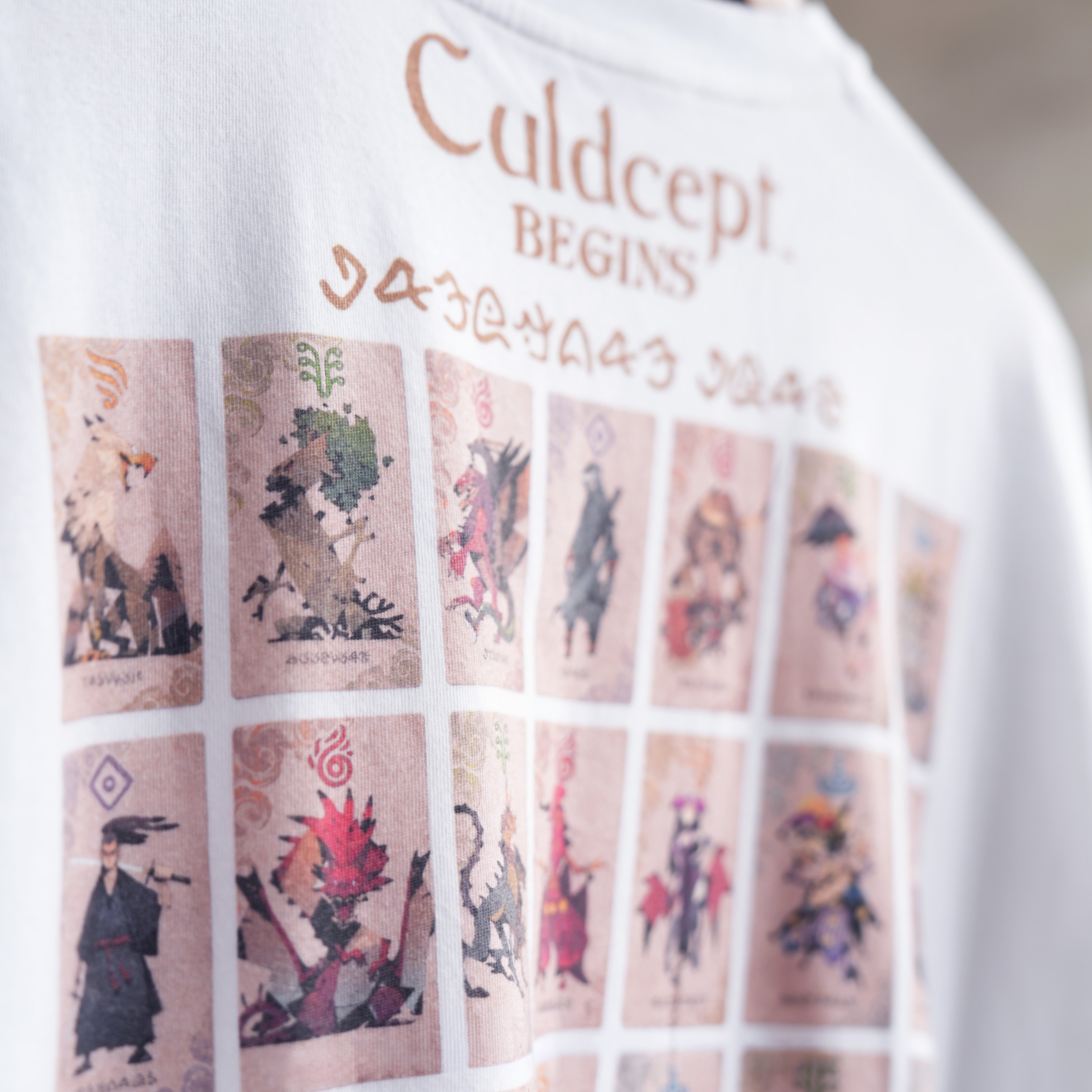 カルドセプト ビギンズ ビッグシルエットTシャツ クリーチャーカード