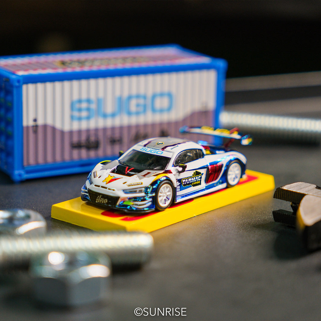 新世紀GPX サイバーフォーミュラ アスラーダ×アウディR8 1/64スケール プレゼンテーションバージョン