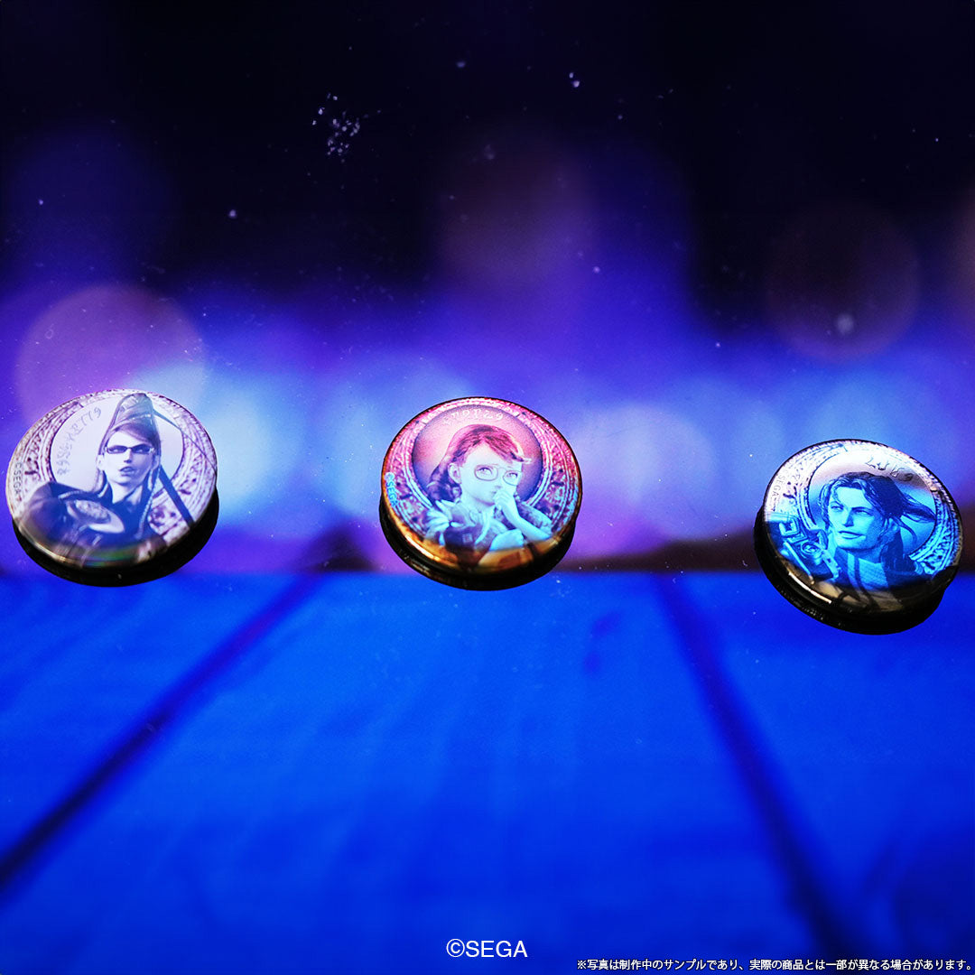 ベヨネッタ リザルトメダル風缶バッジコレクション(ランダム封入・全8種類)