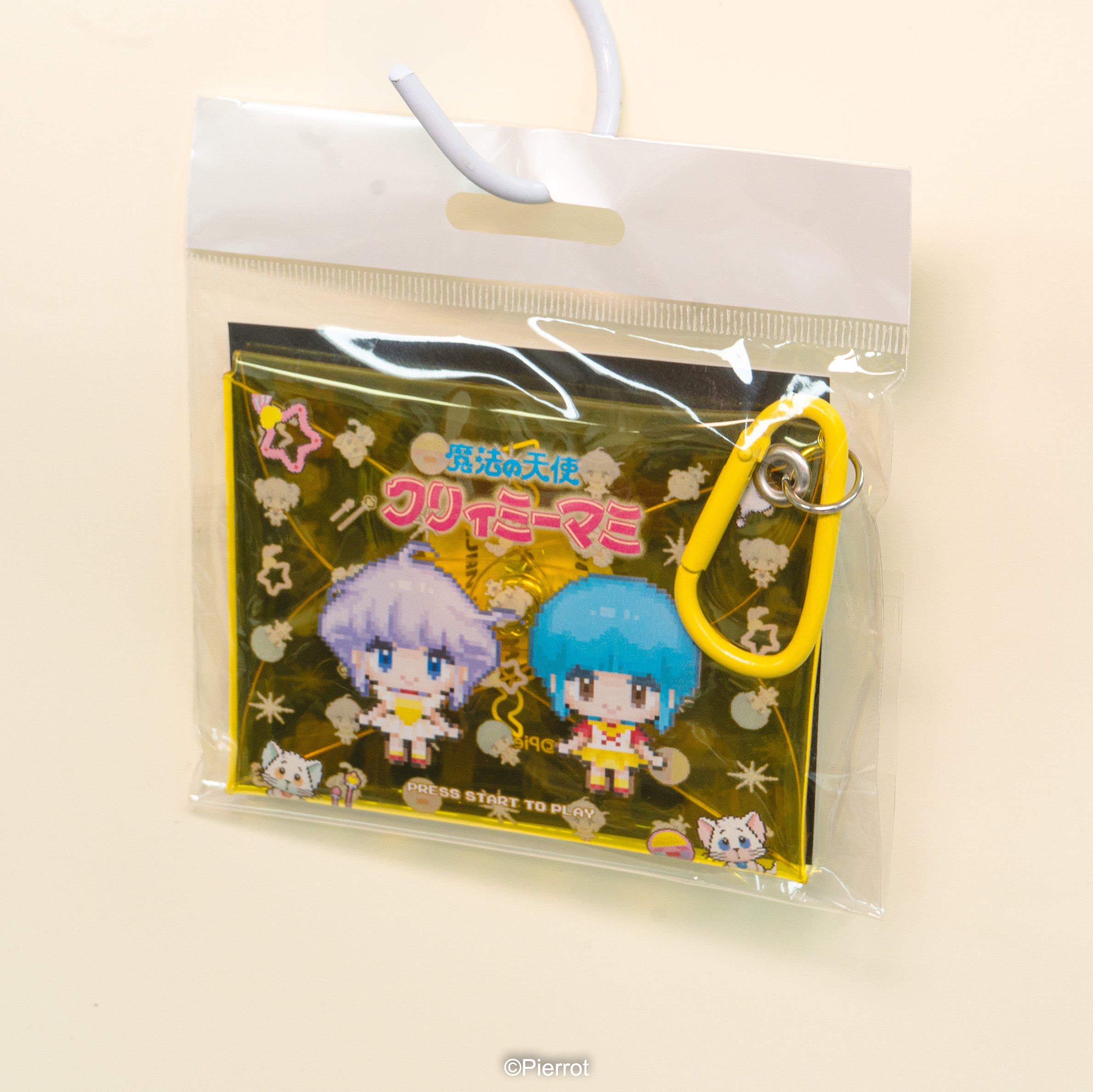 魔法の天使クリィミーマミ ピクセルアート スモールビニールポーチ Yellow
