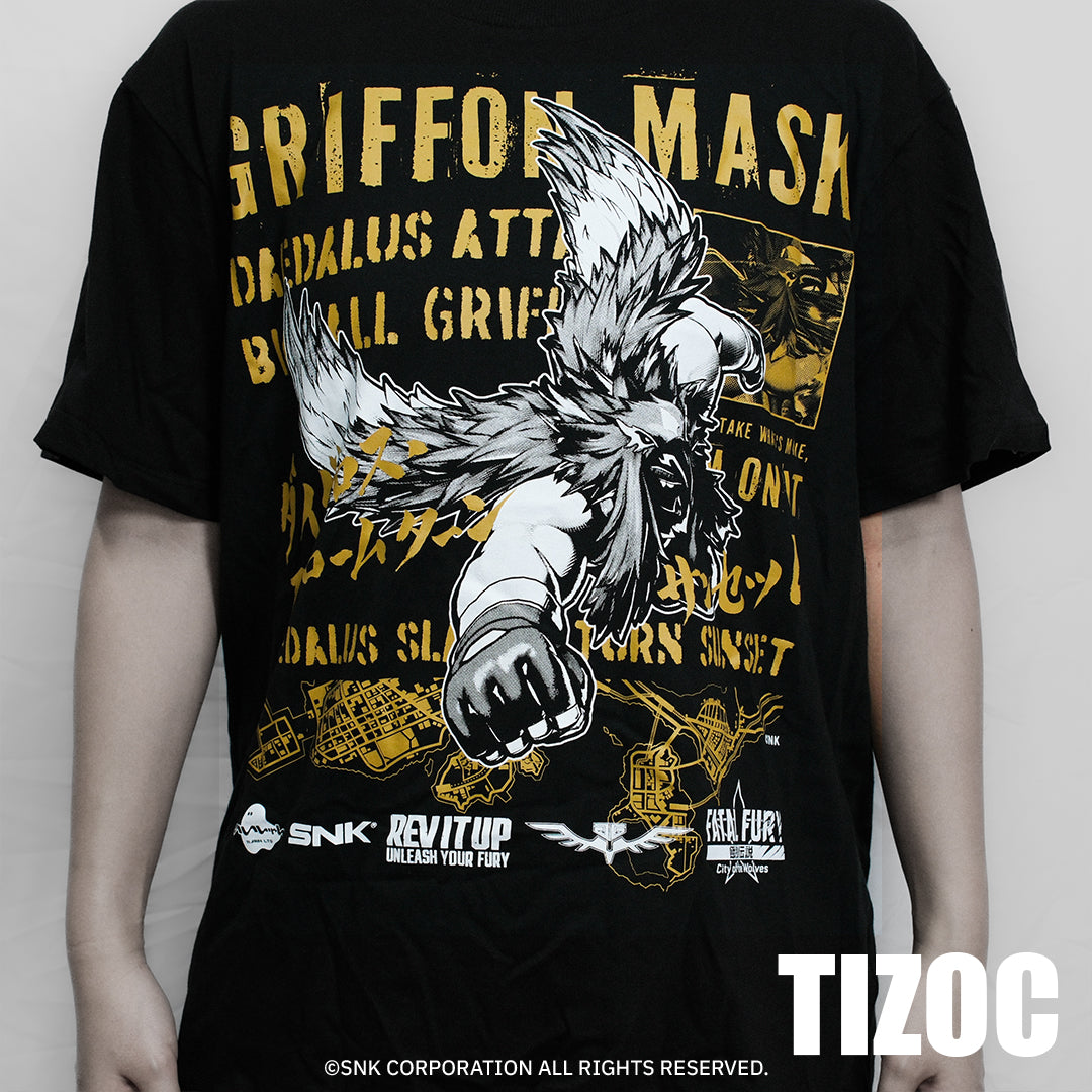 餓狼伝説COTW いいじゃん全キャラTシャツ グリフォンマスク