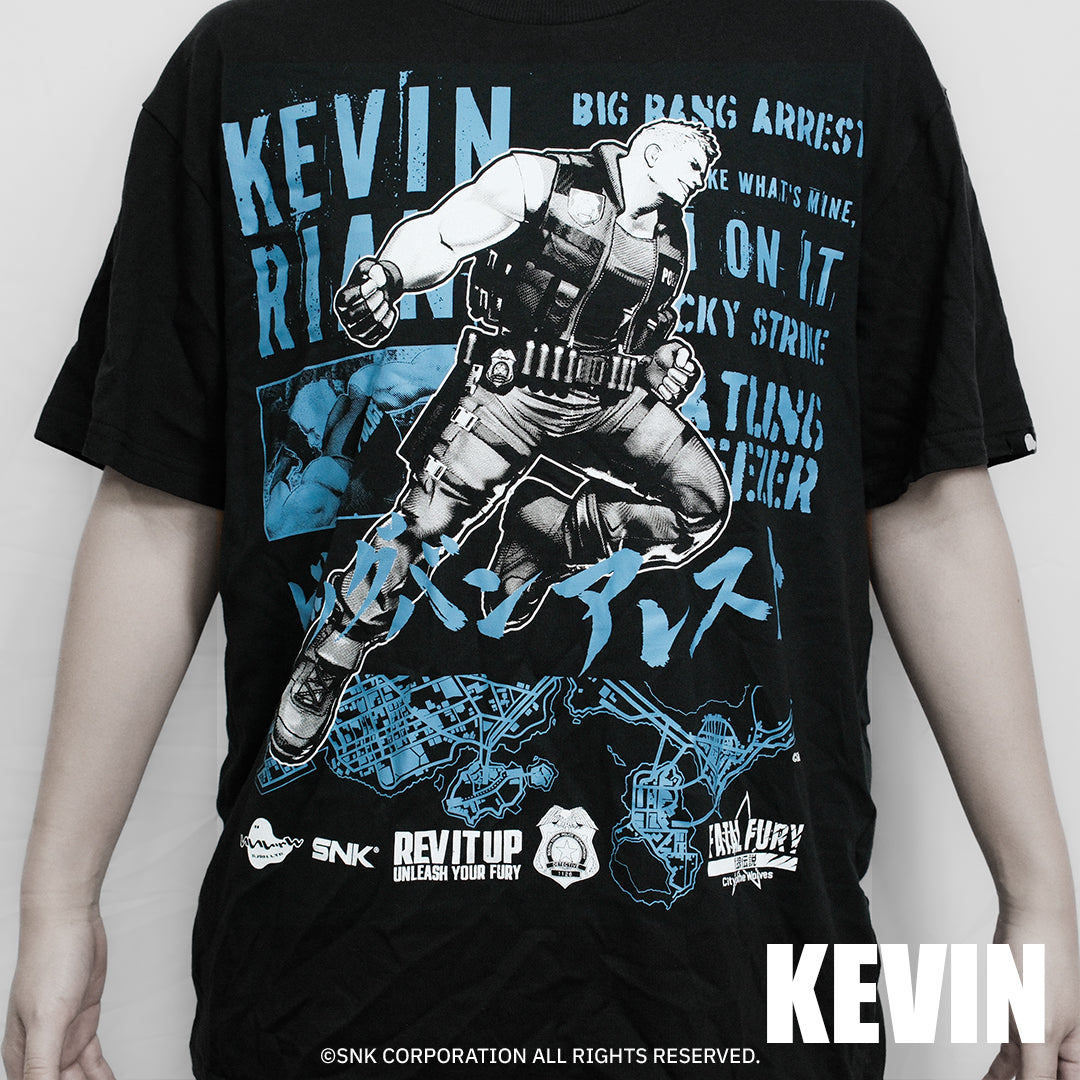 餓狼伝説COTW いいじゃん全キャラTシャツ ケビン・ライアン