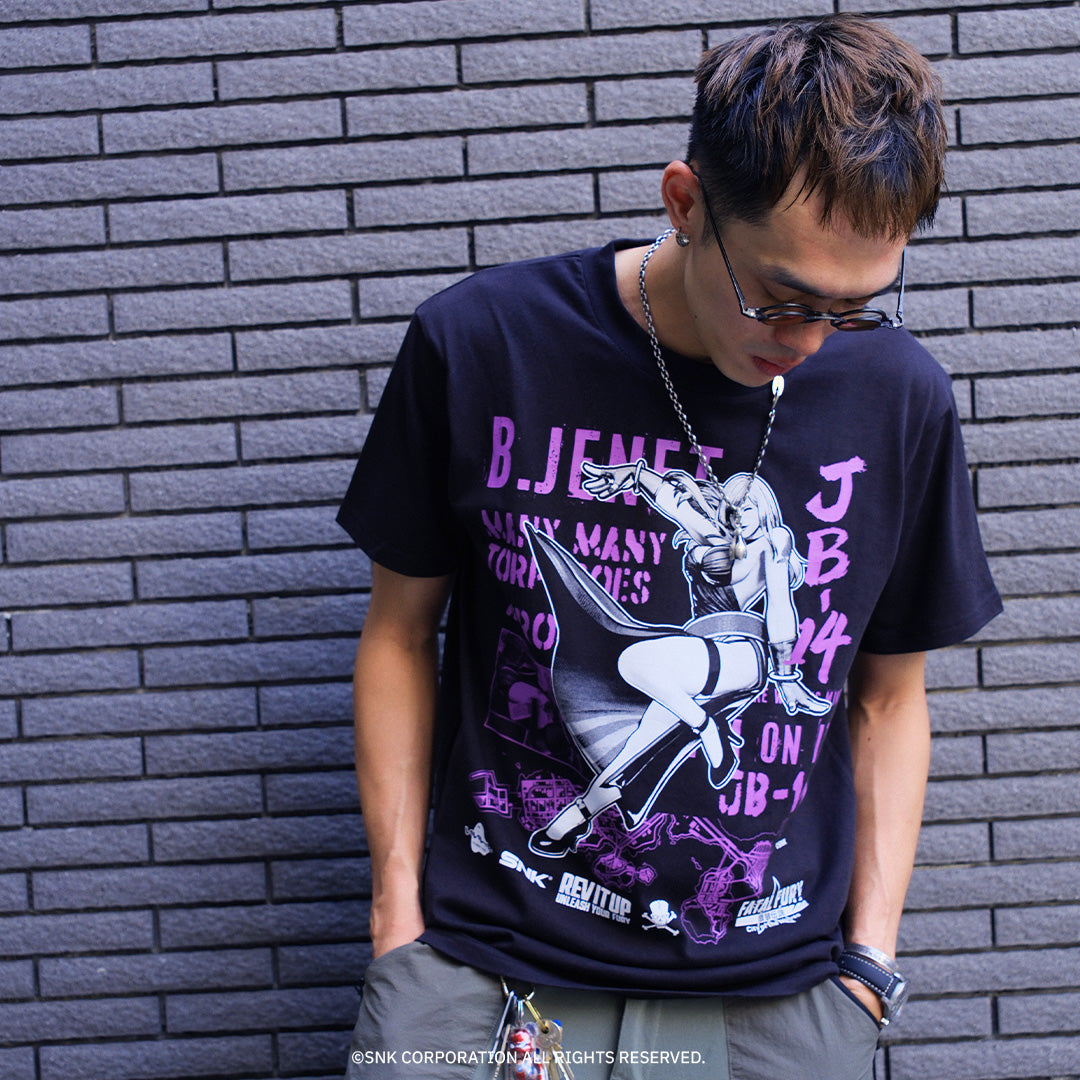 餓狼伝説COTW いいじゃん全キャラTシャツ B.ジェニー