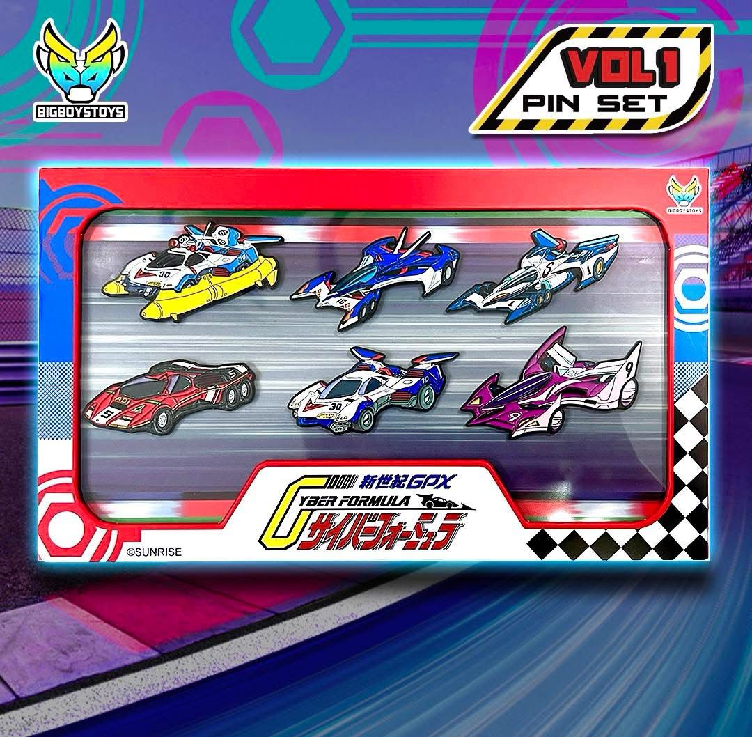 新世紀GPXサイバーフォーミュラZERO ピンバッジセット 全2種類