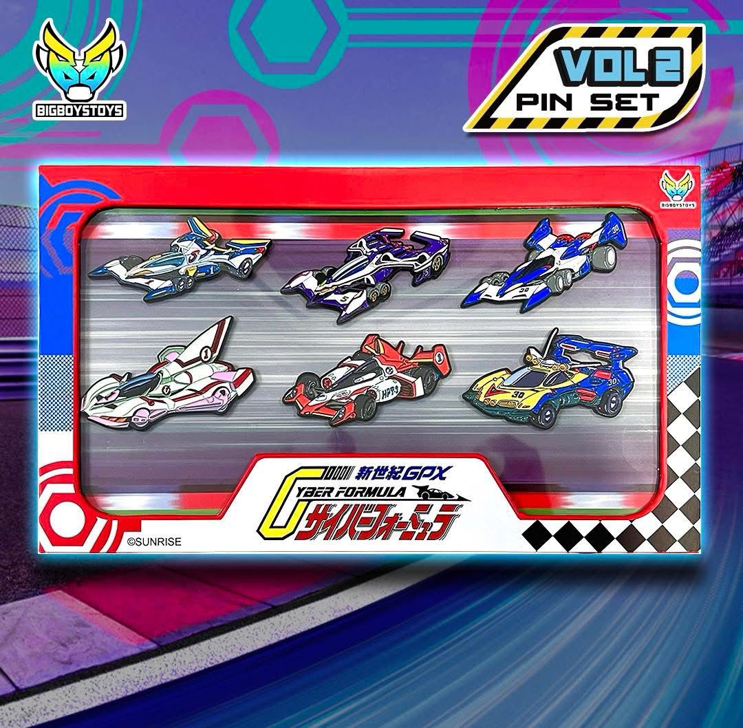 新世紀GPXサイバーフォーミュラZERO ピンバッジセット 全2種類