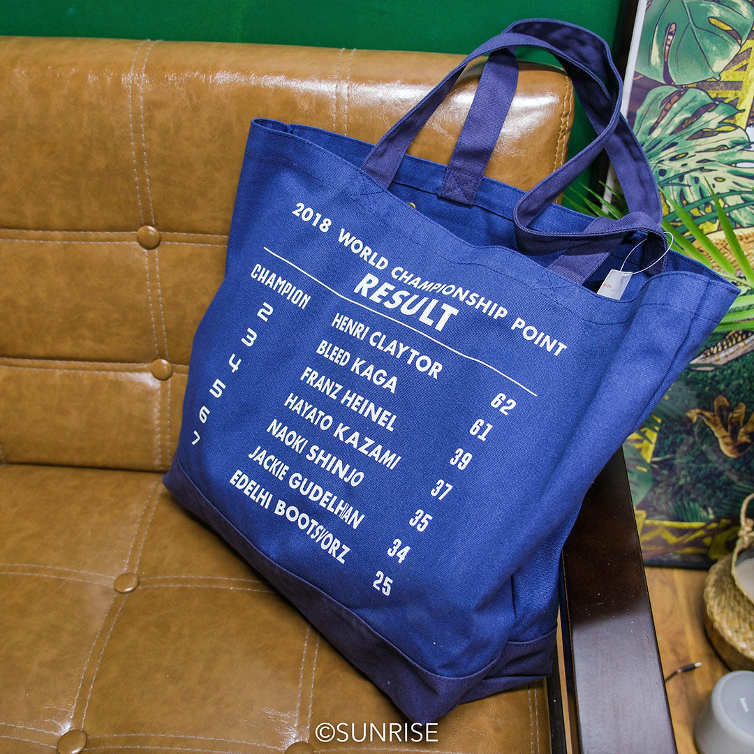 新世紀GPXサイバーフォーミュラZERO 第13回ワールドチャンピオンシップ リザルトボード刺繍トートバッグ