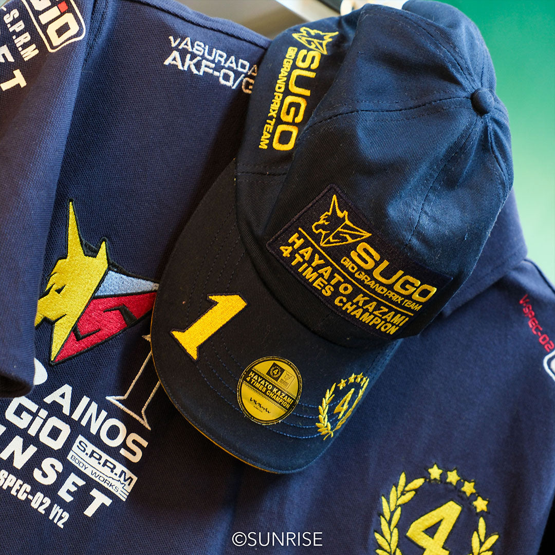 新世紀GPXサイバーフォーミュラ SIN 風見ハヤト フォータイムスチャンピオン レーシングキャップ