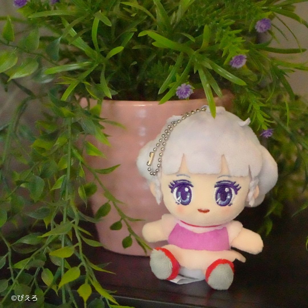 クリィミーマミ おすわりぬいぐるみ マスコット Pink color ver.