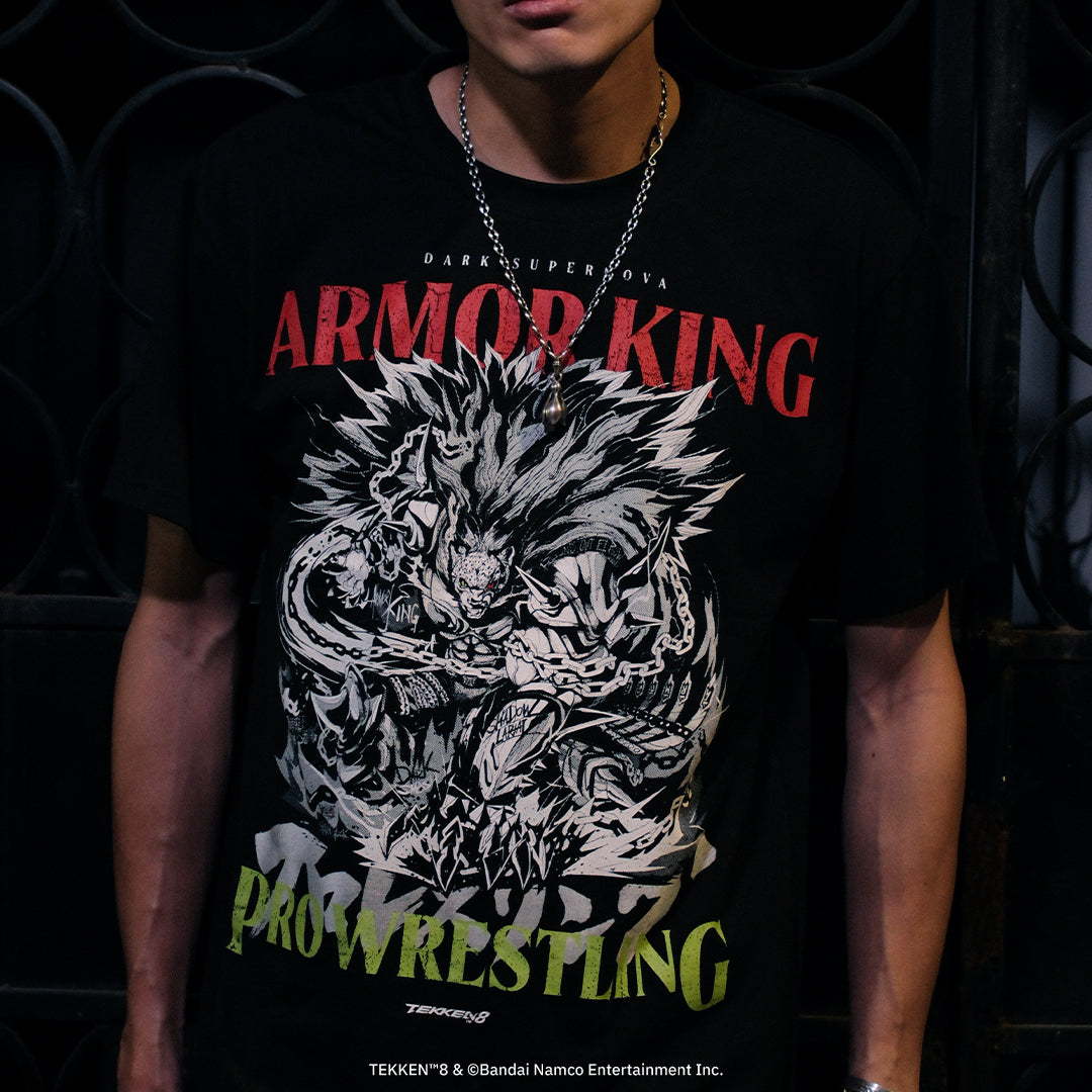 【予約受付中・11月発送】TEKKEN8 全キャラTシャツ第二弾  アーマーキング