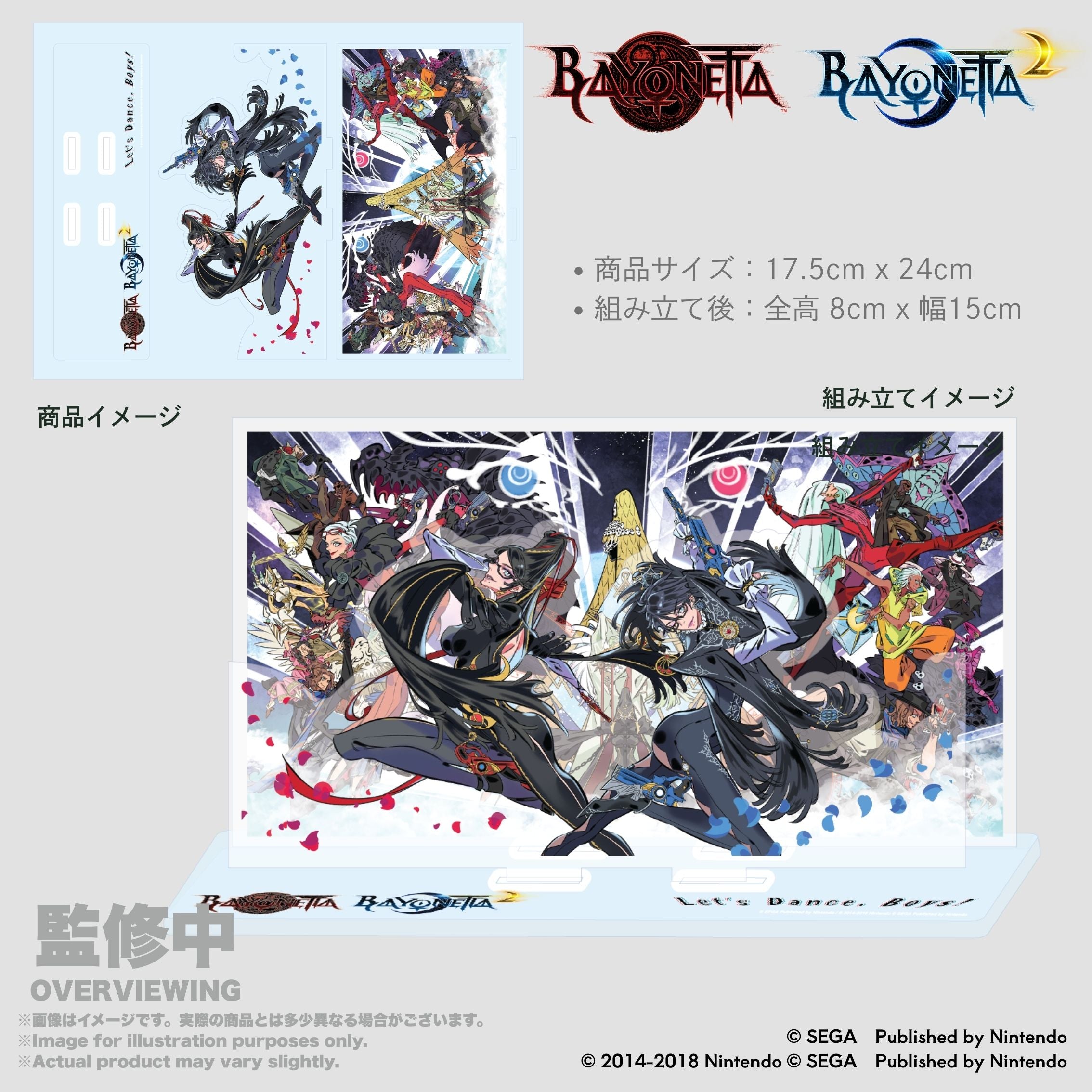 ベヨネッタ（1&2） ジオラマアクリルスタンド 島崎麻里氏『ベヨネッタ』1&2記念アート