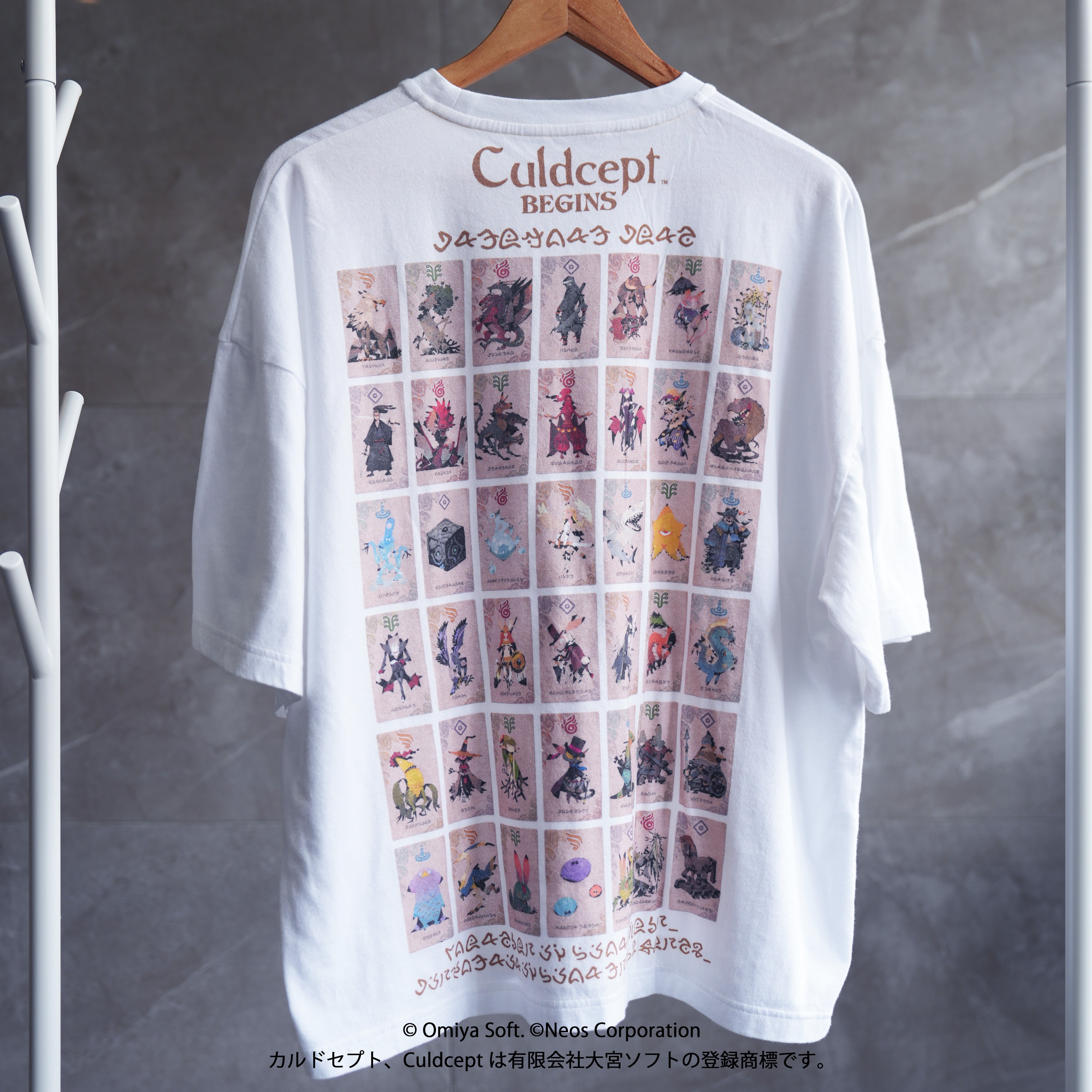カルドセプト ビギンズ ビッグシルエットTシャツ クリーチャーカード
