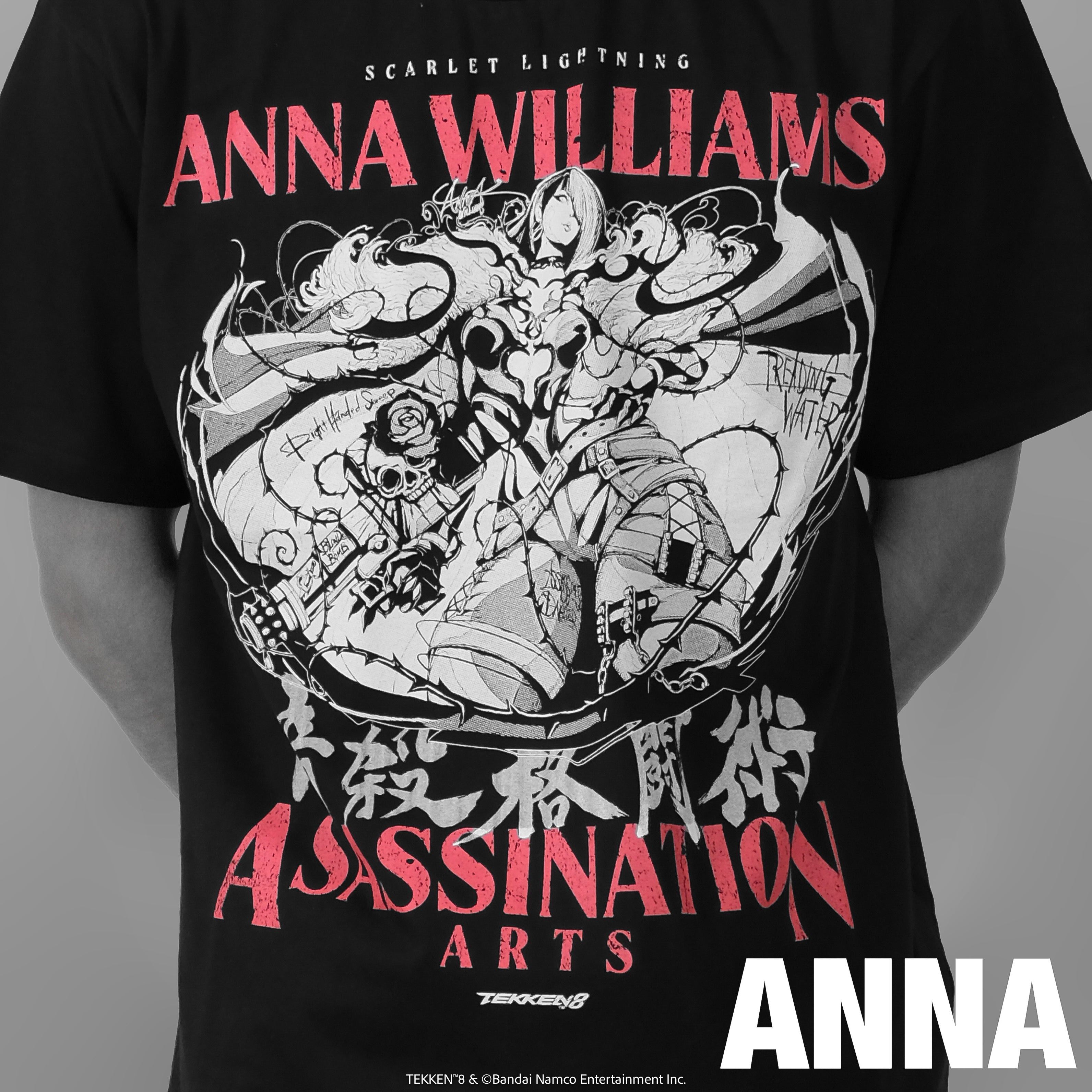 【予約商品 7月発送予定】TEKKEN 8 全キャラTシャツ第二弾  Anna Wiliams