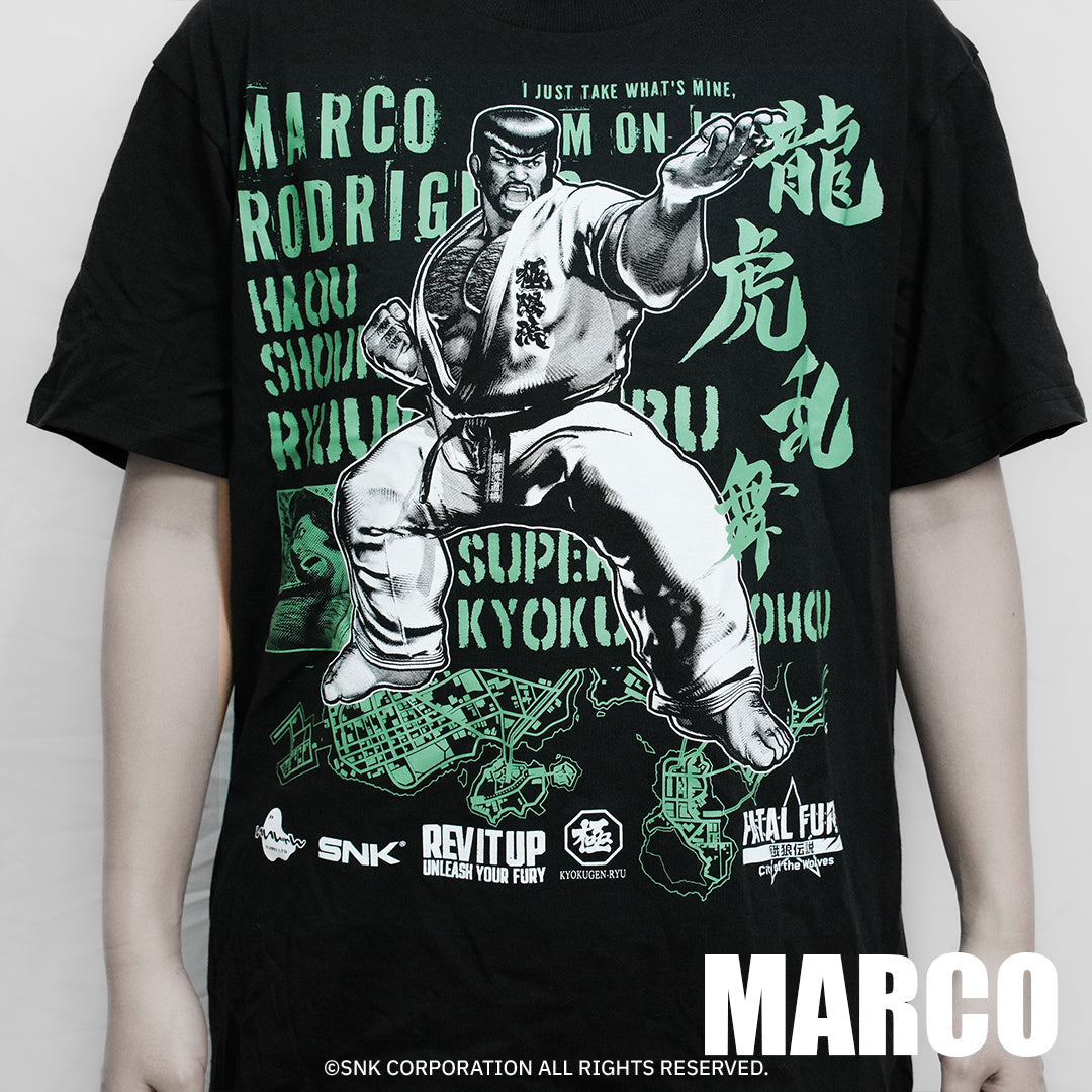 餓狼伝説COTW いいじゃん全キャラTシャツ マルコ・ロドリゲス