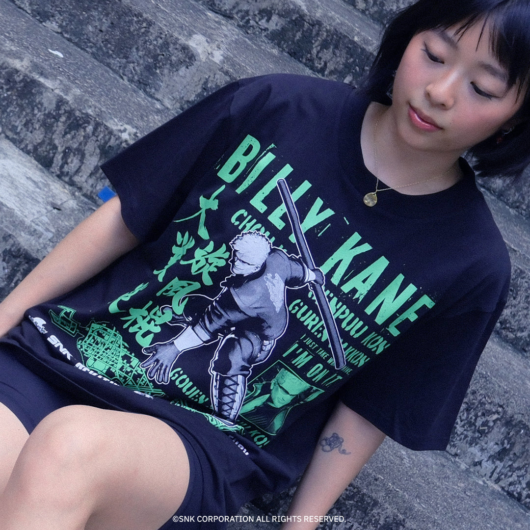 餓狼伝説COTW いいじゃん全キャラTシャツ ビリー・カーン