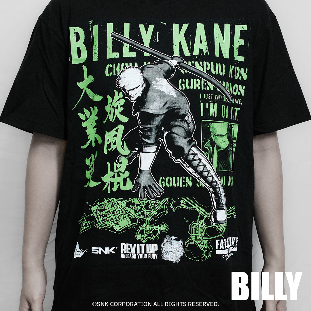 餓狼伝説COTW いいじゃん全キャラTシャツ ビリー・カーン