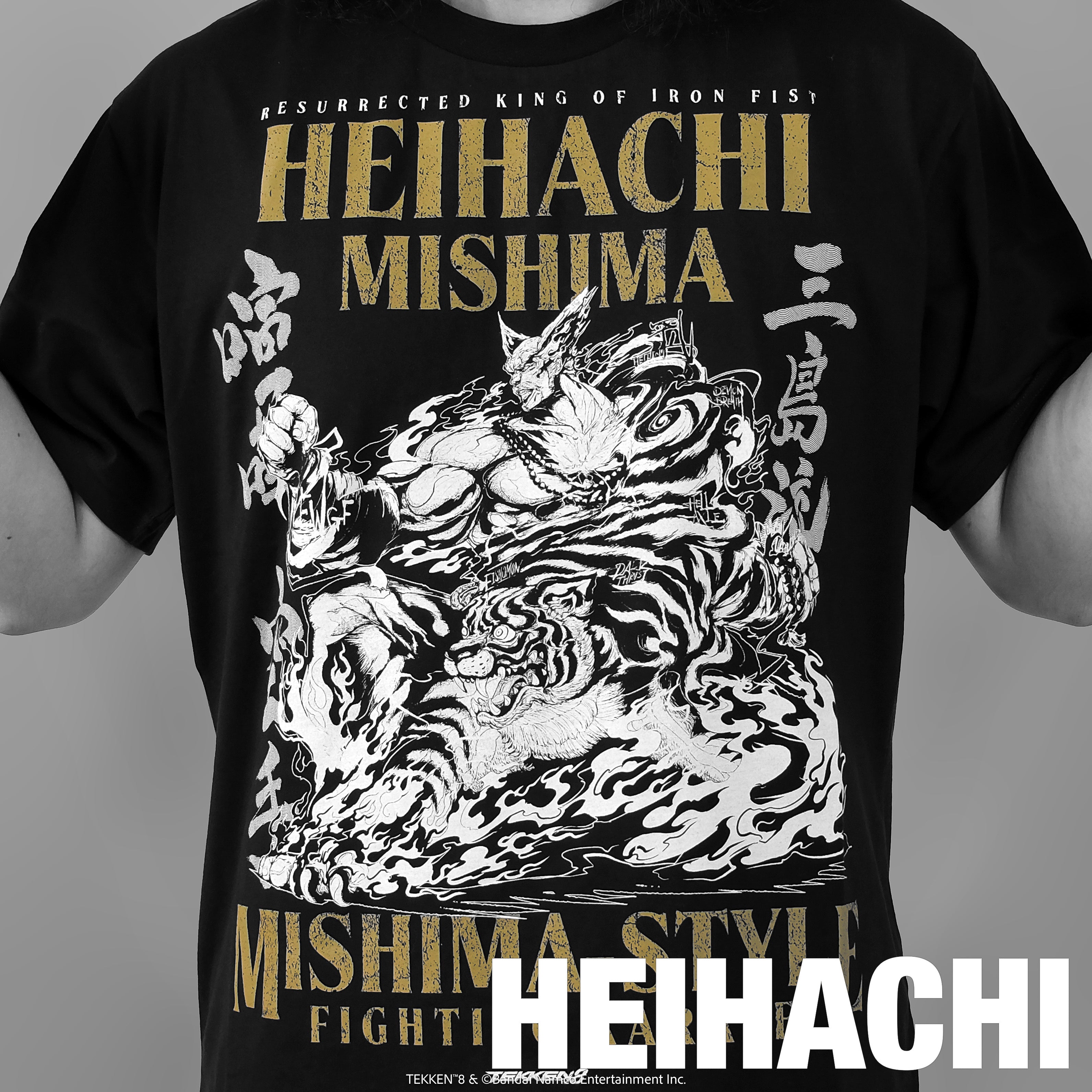 【予約商品 6月発送予定】TEKKEN 8 全キャラTシャツ第二弾  Heihachi Mishima