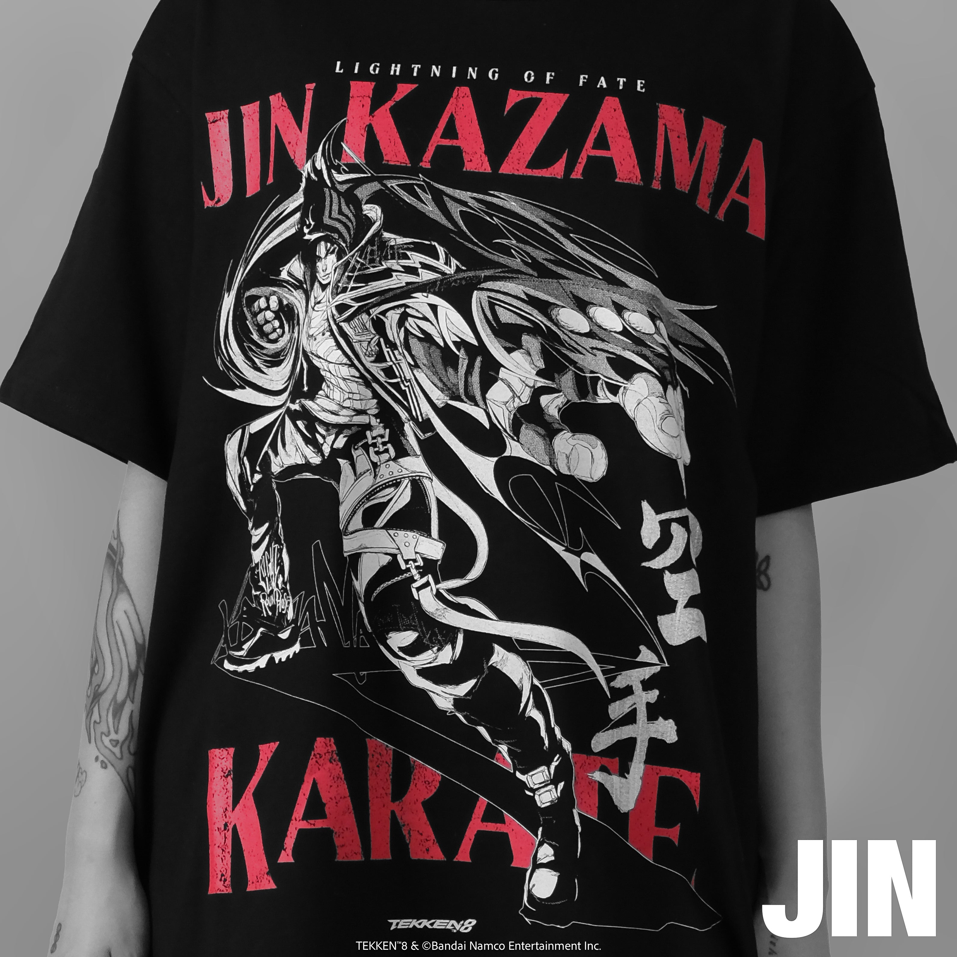 【予約商品 7月発送予定】TEKKEN 8 全キャラTシャツ第二弾  Jin Kazama