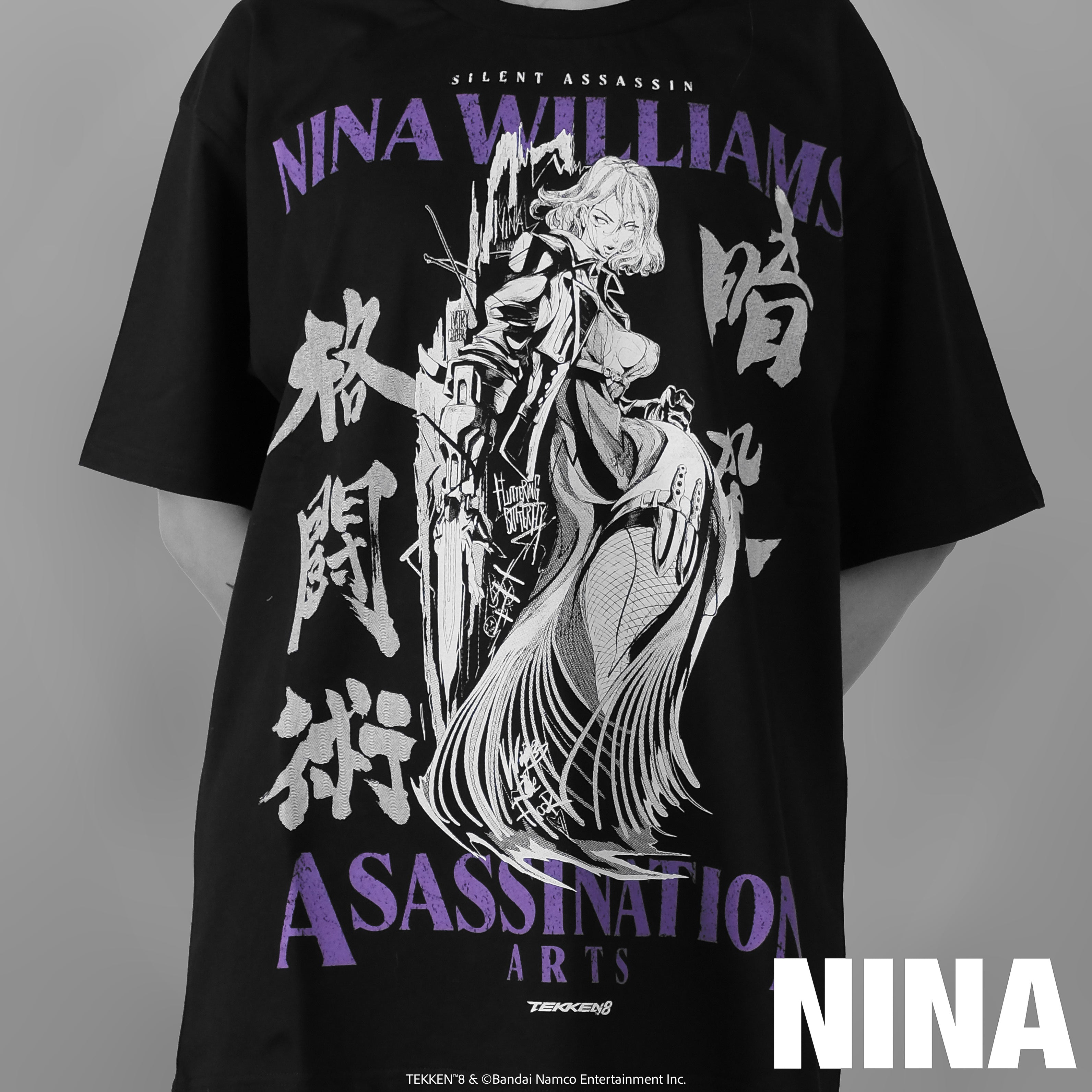【予約商品 7月発送予定】TEKKEN 8 全キャラTシャツ第二弾  Nina Williams