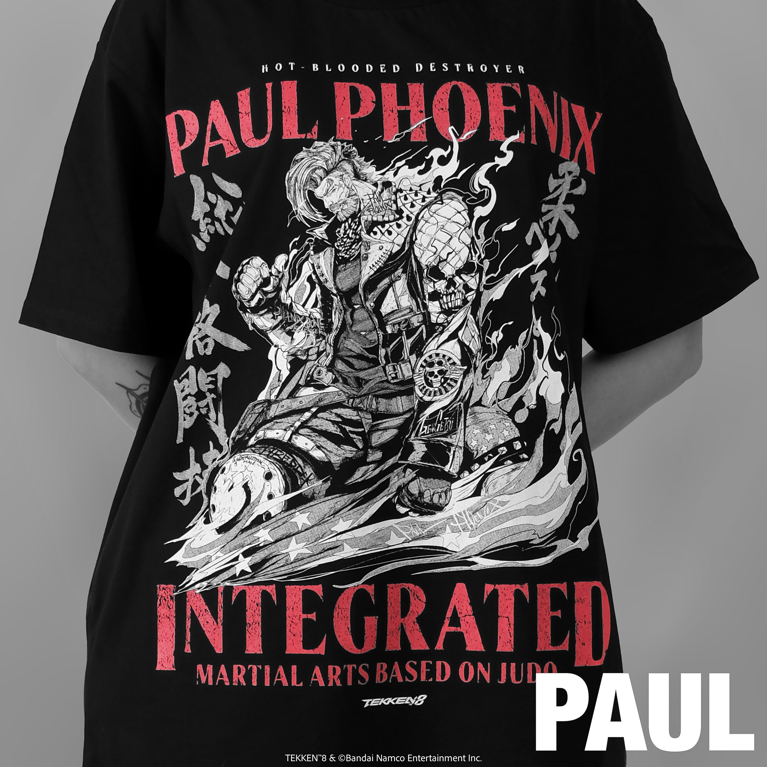 【予約商品 7月発送予定】TEKKEN 8 全キャラTシャツ第二弾  Paul Phoenix