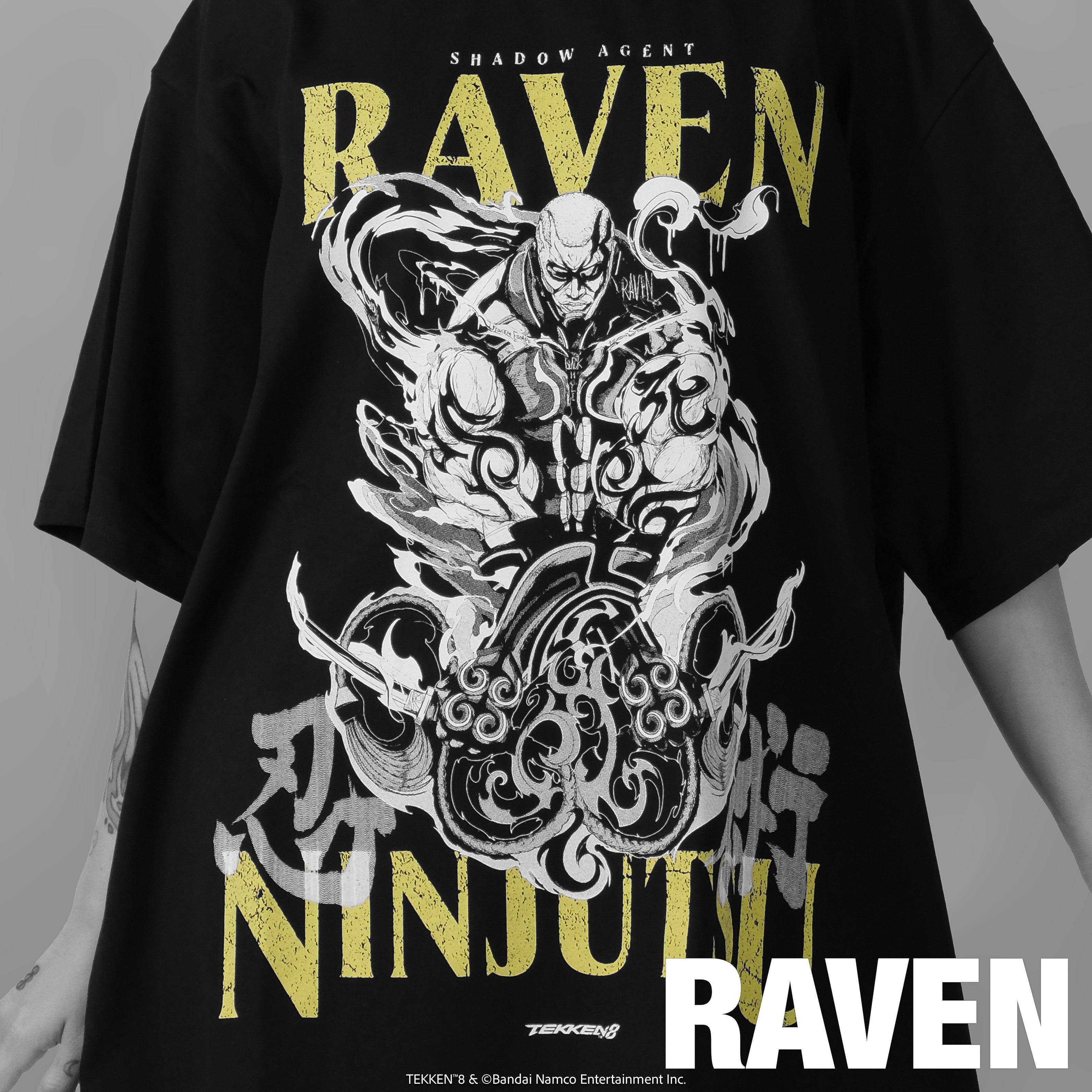 【予約商品 7月発送予定】TEKKEN 8 全キャラTシャツ第二弾  Raven
